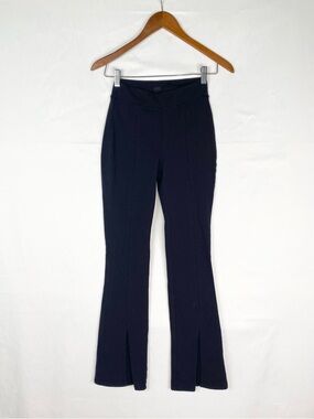 Alo Yoga Airbrush High Waisted Split Hem 7/8 Legging Size XS Black